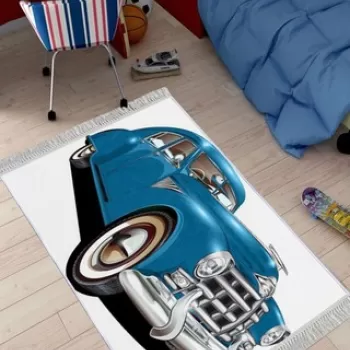 Covor de hol, ELS574, 80x200 cm, Catifea, Multicolor imagine