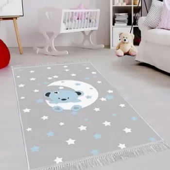 Covor de hol, ELS588, 100x150 cm, Catifea, Multicolor imagine