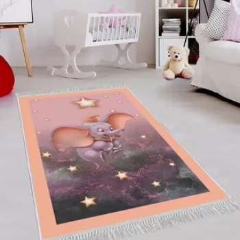 Covor de hol, ELS611, 80x200 cm, Catifea, Multicolor imagine