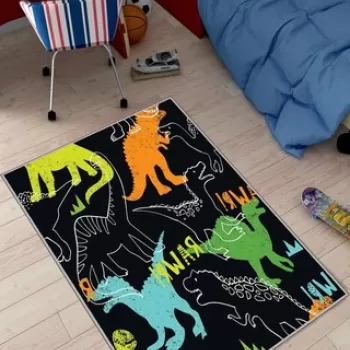 Covor de hol, EXFAB118, 100x200 cm, Poliester, Multicolor imagine