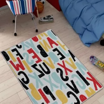 Covor de hol, EXFAB120, 80x150 cm, Poliester, Multicolor imagine