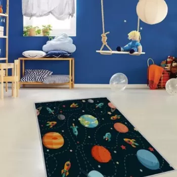 Covor de hol, EXFAB19, 100x150 cm, Poliester, Multicolor imagine