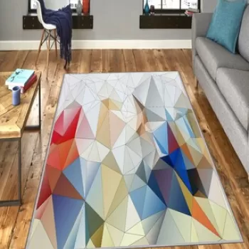 Covor de hol, EXFAB254, 80x150 cm, Poliester, Multicolor imagine