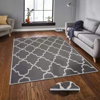 Covor de hol, EXFAB262, 80x150 cm, Poliester, Multicolor imagine