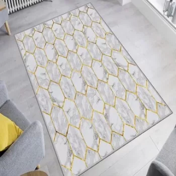 Covor de hol, EXFAB266, 100x150 cm, Poliester, Multicolor imagine