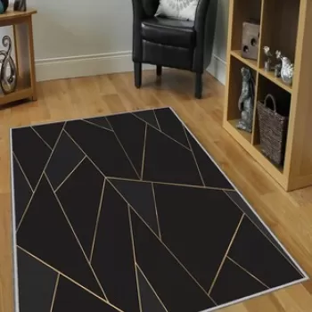 Covor de hol, EXFAB321, 80x200 cm, Poliester, Multicolor imagine