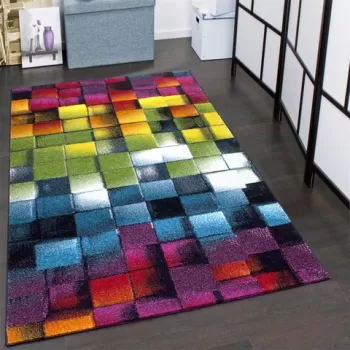 Covor de hol, FB14 , 80x150 cm, Polipropilena, Multicolor imagine