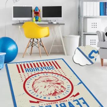 Covor de hol, Fearless , 80x200 cm, Catifea, Multicolor imagine