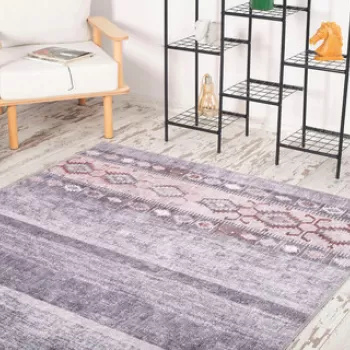 Covor de hol, Funk Chenille, 75x150 cm, Poliester , Multicolor imagine