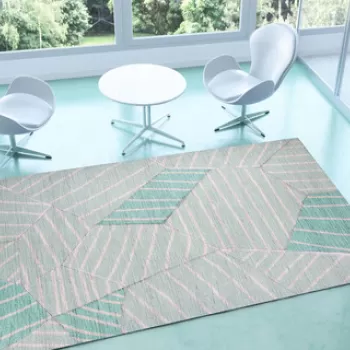 Covor de hol, Funk Chenille, 75x150 cm, Poliester , Multicolor imagine