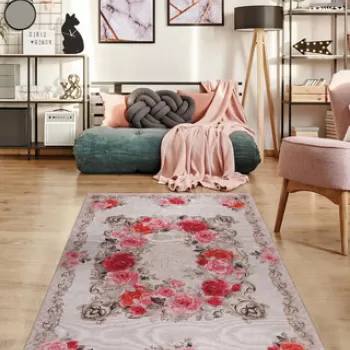 Covor de hol, Funk Chenille, 75x150 cm, Poliester , Multicolor imagine