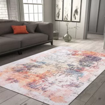 Covor de hol, Funk Chenille, 75x150 cm, Poliester , Multicolor imagine