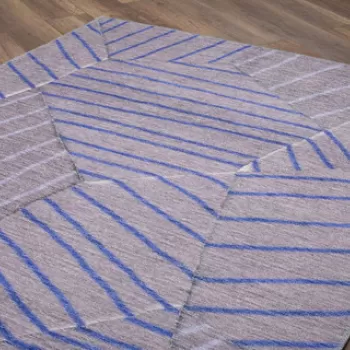 Covor de hol, Funk Chenille, 75x150 cm, Poliester , Multicolor imagine