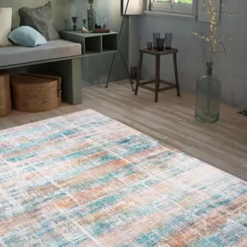 Covor de hol, Funk Chenille, 75x230 cm, Poliester , Multicolor imagine