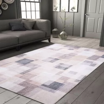 Covor de hol, Funk Chenille, 75x230 cm, Poliester , Multicolor imagine