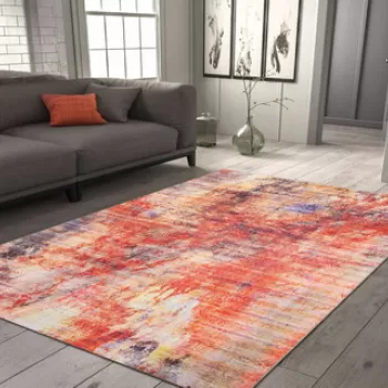 Covor de hol, Funk Chenille AL 207 , 75x150 cm, Poliester , Multicolor imagine