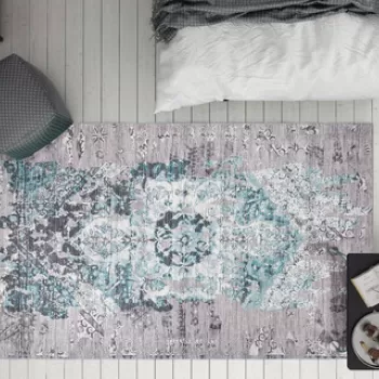 Covor de hol, Fusion Chenille, 75x150 cm, Poliester , Multicolor imagine