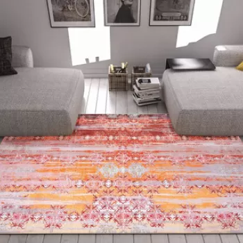 Covor de hol, Fusion Chenille, 75x230 cm, Poliester , Multicolor imagine