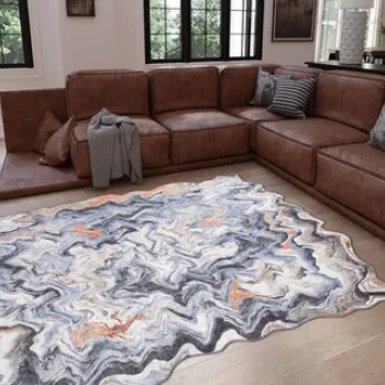 Covor de hol, Fusion Chenille AL 213 , 75x230 cm, Poliester , Multicolor imagine