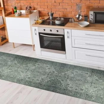 Covor de hol, Green AL 139 , 75x230 cm, Poliester , Multicolor imagine