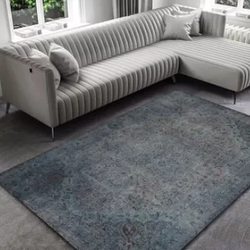 Covor de hol, Green AL 21 , 75x150 cm, Poliester , Multicolor imagine