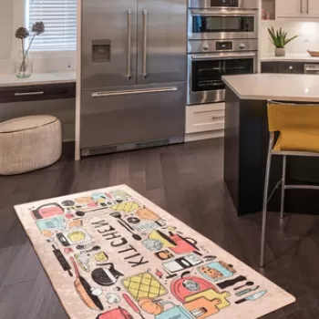 Covor de hol, Happy Lunch , 50% TESTURA DE catifea/50% poliester, Multicolor imagine