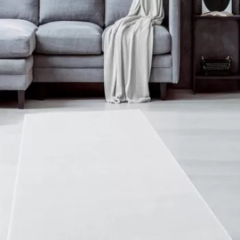 Covor de hol, HMFPUFY-1 D?K, 100x150 cm, Poliester, Alb imagine