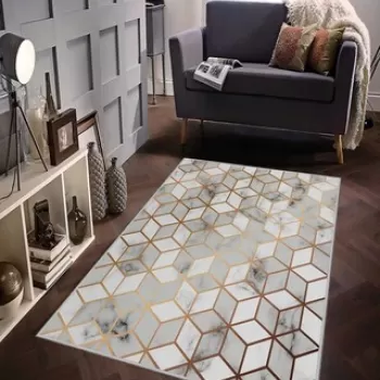 Covor de hol, HMNT119, 80x150 cm, Poliester, Multicolor imagine