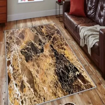 Covor de hol, HMNT123, 80x150 cm, Poliester, Multicolor imagine