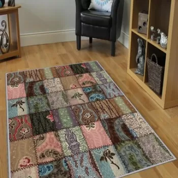 Covor de hol, HMNT138, 80x150 cm, Poliester, Multicolor imagine