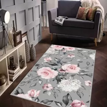 Covor de hol, HMNT168, 80x150 cm, Poliester, Multicolor imagine