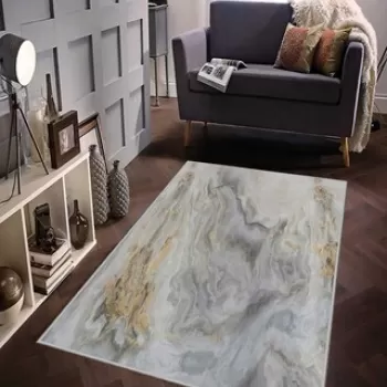 Covor de hol, HMNT198, 80x150 cm, Poliester, Multicolor imagine