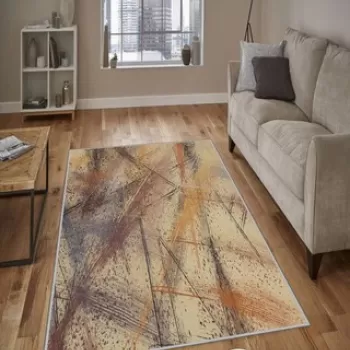 Covor de hol, HMNT249, 80x150 cm, Poliester, Multicolor imagine