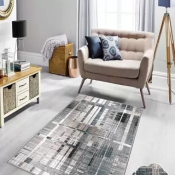 Covor de hol, HMNT259, 80x150 cm, Poliester, Multicolor imagine