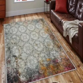 Covor de hol, HMNT43, 80x150 cm, Poliester, Multicolor imagine