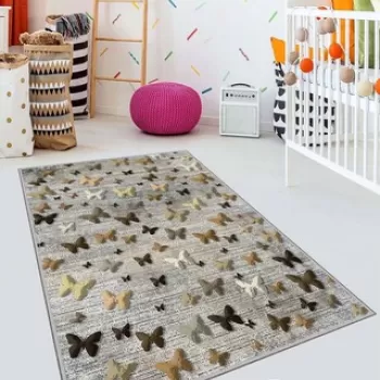 Covor de hol, HMNT494, 80x200 cm, Poliester, Multicolor imagine