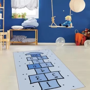 Covor de hol, HMNT506, 100x150 cm, Poliester, Multicolor imagine