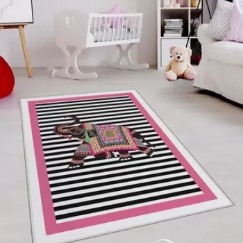 Covor de hol, HMNT525, 80x200 cm, Poliester, Multicolor imagine