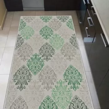 Covor de hol, HMNT548, 80x200 cm, Poliester, Multicolor imagine