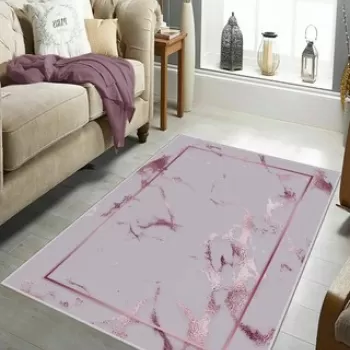 Covor de hol, HMNT599, 80x150 cm, Poliester, Multicolor imagine