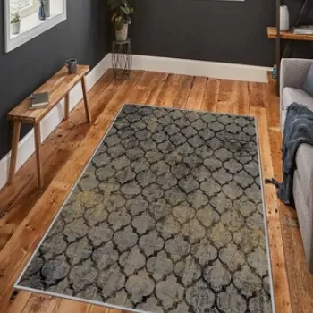 Covor de hol, HMNT603, 80x150 cm, Poliester, Multicolor imagine