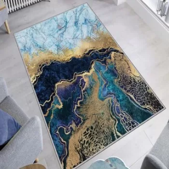 Covor de hol, HMNT768, 80x150 cm, Poliester, Multicolor imagine