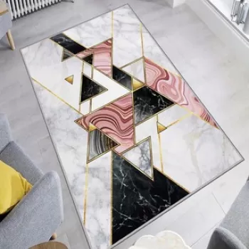 Covor de hol, HMNT788, 80x150 cm, Poliester, Multicolor imagine