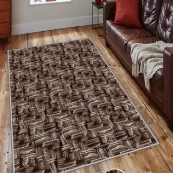 Covor de hol, HMNT812, 80x150 cm, Poliester, Multicolor imagine