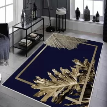 Covor de hol, HMNT884, 100x200 cm, Poliester, Multicolor imagine