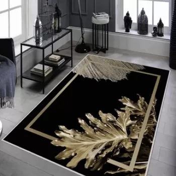 Covor de hol, HMNT886, 80x150 cm, Poliester, Multicolor imagine