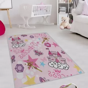 Covor de hol, HMNT92, 80x150 cm, Poliester, Multicolor imagine