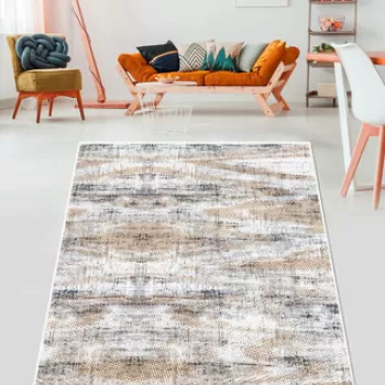 Covor de hol, Incierto , 80x100 cm, Bumbac, Multicolor imagine