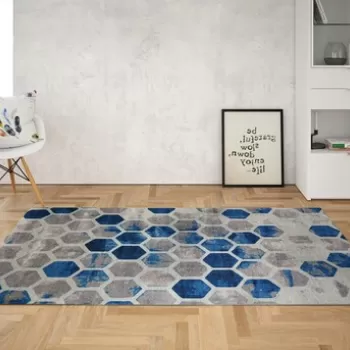 Covor de hol, Ivy, 80x200 cm, Poliester, Multicolor imagine