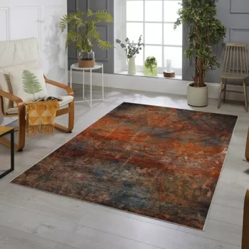 Covor de hol, Judson, 80x150 cm, Poliester, Multicolor imagine